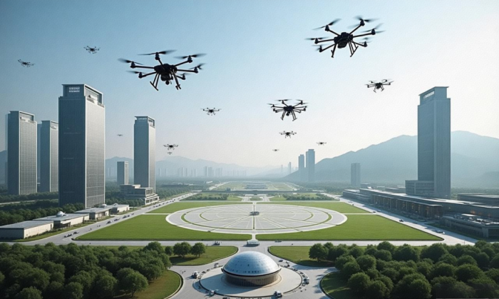 15万㎡试飞区+产学研基地！鸿湖科技园开启低空经济与半导体产业新篇章(图1)