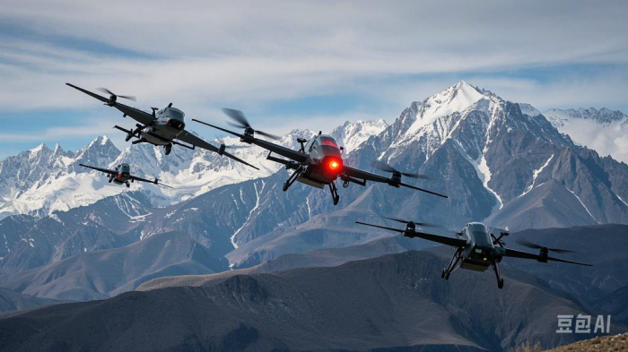 "钢铁之鹰"翱翔戈壁：武威电力开启"空中侦探"巡线新时代(图1)