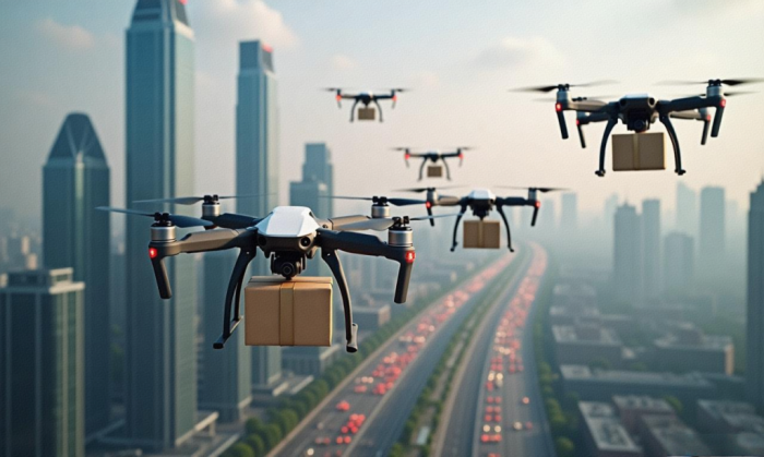 无人机+物流，快递从天而降成现实(图2)